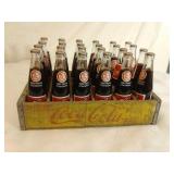 COCA COLA CRATE WITH 1982 CARDINALS BASEBALL