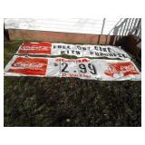 COCA COLA ADVERTISING SIGNS
