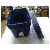 (5) 18Gal. STORAGE TOTES