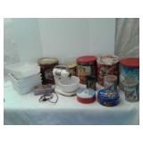 VTG. FOOD FIXER:TINS