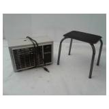 SPACE HEATER:STEP STOOL