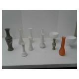 Miscellaneous GLASS FLOWER vases