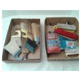 Whisk BROOMS, STEEL WOOL, and scrub brushes