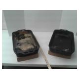 CAST IRON rectangular pans
