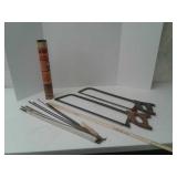 2 saws and saw blades