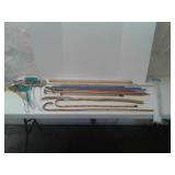 YARD STICKS, CANES, WALKING sticks, and fly