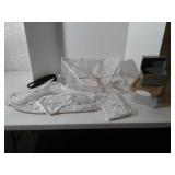 MISC HOUSEHOLD ITEMS. PLASTIC CD CASES, PLASTIC