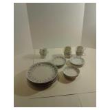 Sheffield China, Rhapsody pattern, 6 dinner