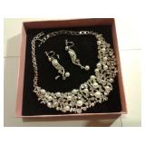 Necklace and earrings