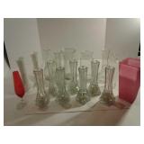 Misc bud and flower vases