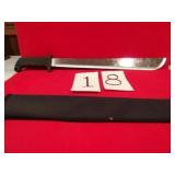 18" MACHETTE WITH SHEATH