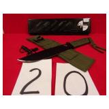 NEW KNIFE BLADE WITH FIRE ROD