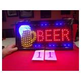 LED BEER SIGN, NEW IN BOX