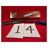 NEW KNIFE WITH SHEATH IN BOX