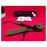 NEW KNIFE BLADE WITH FIRE ROD