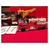 FIRE TRUCK & NYLINT TOW TRUCK