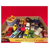 FLAT OF TOY CARS & TRUCKS