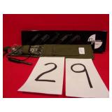 NEW KNIFE W/FIXED BLADE WITH FIRE ROD