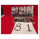 5 ULTIMATE MARVEL DIE CAST CARS