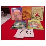 5 DISNEY GOLDEN BOOKS, VG CONDITION