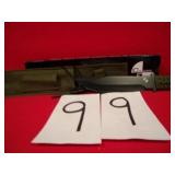 FIXED BLADE KNIFE WITH FIRE ROD, NEW