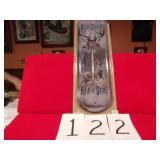 BUCK COUNTRY METAL THERMOMETER