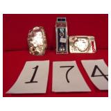 OLD SOUVENIR ASH TRAYS & SPOON