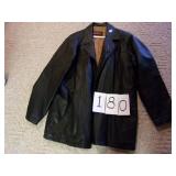 LEATHER MENS JACKET XL