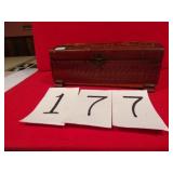 OLD CEDAR JEWELRY BOX