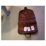 LEATHER GARMENT BAG