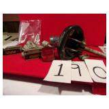 FLAT OF VINTAGE SCHWINN BIKE PARTS