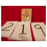 JOHN BRODIE FOOTBALL CARD, EX CONDITION