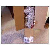 52" LIGHTED DEER CLEAR IN BOX, WORKS