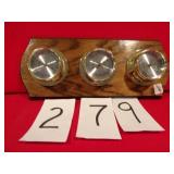 WOOD BAROMETER