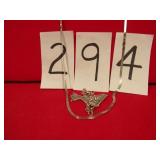 MADE IN ITALY CHAIN W/DOVE PENDANT