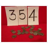 25) 1943 STEEL PENNIES