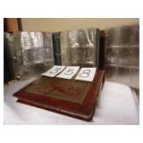 4 BINDERS FULL OF CARD SLEEVES