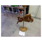 WOOD CAROUSEL HORSE 3