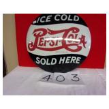 16" PEPSI BUTTON SIGN
