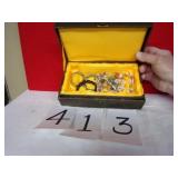 BOX OF MISC COSTUME JEWELRY