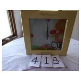 CAPE CRAFTSMEN TEMPERED GLASS CLOCK