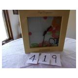 CAPE CRAFTSMEN TEMPERED GLASS CLOCK