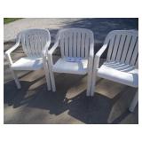 3 LAWN CHAIRS