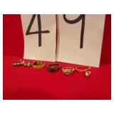 COSTUME JEWELRY, 6 RINGS