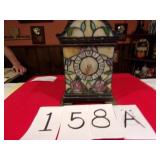 CUT GLASS CLOCK, WORKS