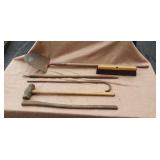 SLEDGE HAMMER:SHOVEL:NEW BROOM HEAD