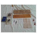 PLAYING CARDS:CRIBBAGE BOARD GAME