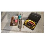 LINCOLN GREASE GUN:JUMPER CABLES