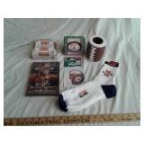 *NEW*FIGHTING ILLINI COASTERS:DVD:SOCKS