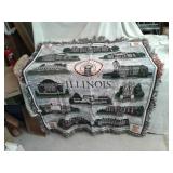 *NEW*ILLINOIS THROW BLANKET